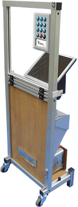 Demonstrator of Tec-View Window Advertising Products for Estate Agents